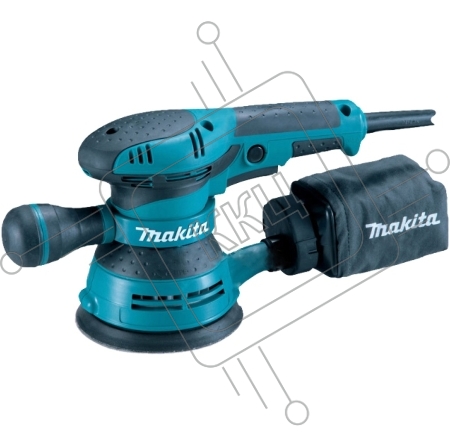 Шлифовальные машины Makita BO5040 ЭШМ,{300Вт,ф125мм,12000об\м,ампл-2.8мм,1.4кг,кор,п\сборник,доп.рукоятка}