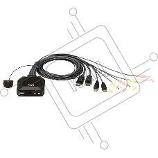 Переключатель ATEN 2 PORT USB DP KVM SWITCH.