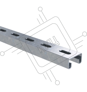Профиль монтаж. 41х21х3000 С-образ. L3000 толщ. 1.5мм ДКС BPL2130 (34022)