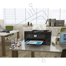 МФУ струйный Epson L14150, A3, цветной, печ. 38 стр/мин (ч/б) 24 стр/мин (цв.), 1200 x 4800 dpi (печать) 1200x2400dpi (скан.), USB, RJ-45, Wi-Fi