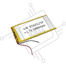 Аккумулятор Li-Pol (батарея) 3.5*60*125мм 2pin 3.7V/5000mAh