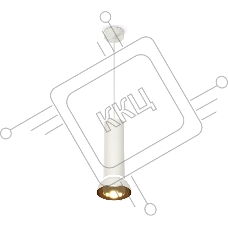 Светильник Ambrella Light XP8191101 SWH/PYG/CL белый песок/золото желтое полированное/прозрачный (A2331, C8191, N8144)