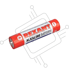 Алкалиновая батарейка AAA/LR03 REXANT