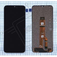 Дисплей (модуль) для Huawei Honor X6A в сборе с тачскрином черный