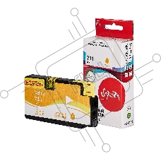 Струйный картридж Sakura CZ132A (№711 Yellow) для HP, желтый, 26 мл.