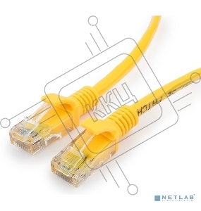 Патч-корд медный UTP Cablexpert PP10-5M/Y кат.5, 5м, литой, многожильный (жёлтый)
