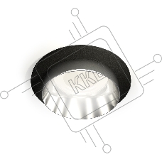 Комплект встраиваемого светильника Ambrella light XC6513022 SBK/PSL черный песок/серебро полированное MR16 GU5.3 (C6513, N6132)
