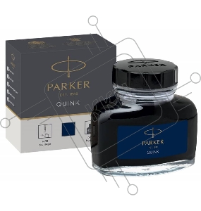 Флакон с чернилами Parker Quink Ink Z13 (1950378) черный/синие чернила 57мл для ручек перьевых