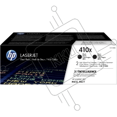 Картридж лазерный HP 410X черный двойная упаковка увеличенной емкости (CF410XD) для HP CLJ M477/M452/M377dw 2 х 6 500 стр.