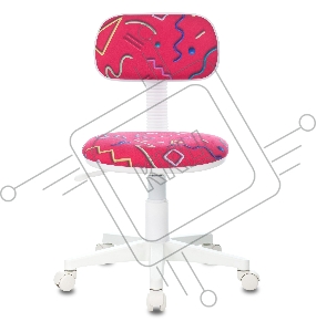 Кресло детское Бюрократ CH-W201NX малиновый Sticks 05 крестовина пластик пластик белый