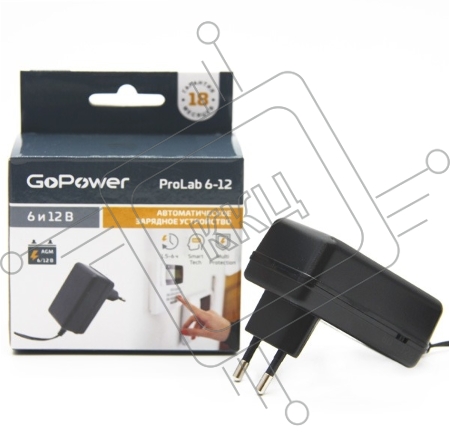 З/У для свинцово-кислотных аккумуляторов 6 и 12V GoPower ProLab 6-12 1.0A (1/100)