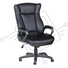 Кресло компьютерное OLSS АДМИРАЛ Ультра черный экокожа Крестовина 