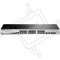 Настраиваемый коммутатор WebSmart с 24 портами 10/100/1000Base-T и 4 комбо-портами 100/1000Base-T/SFP D-Link DGS-1210-28/F3A