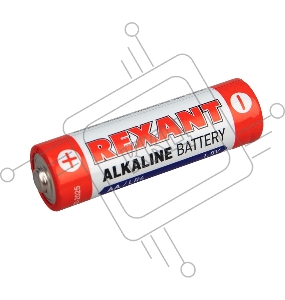 Алкалиновая батарейка AA/LR6 1,5 V REXANT