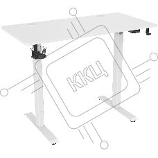 Стол Cactus CS-ED-WWT столешница МДФ белый, каркас белый Стол Cactus CS-ED-WWT столешница МДФ белый, каркас белый
