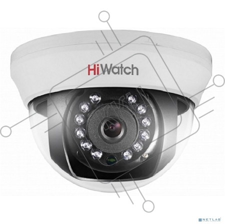 Камера видеонаблюдения Hikvision HiWatch DS-T101 2.8-2.8мм HD TVI цветная корп.:белый