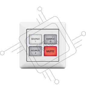 Кнопочная панель eBUS с 4 кнопками Extron EBP 104 EU