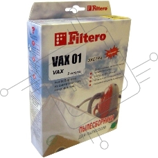 Пылесборники Filtero VAX 01 Экстра, пятислойные, 2 шт., для пылесосов VAX