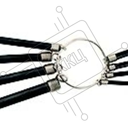 Набор ключей SPARTA 112667  TORX  9шт T10х550 оксидированные на кольце