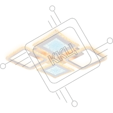 Потолочный светодиодный светильник FA430/4 WH белый 112W 750*670*80 (ПДУ РАДИО 2.4G)