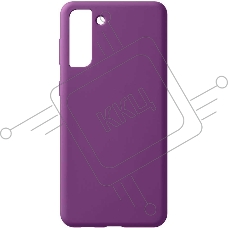 Чехол (клип-кейс) Deppa для Samsung Galaxy S21+ Liquid Silicone Pro фиолетовый (870024)