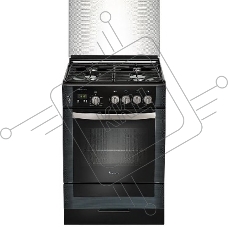 Плита газовая Gefest 6300-03 0046 черный, конфорок 4 газовых, духовка 52 л, 60 см x 85 см x 60 см