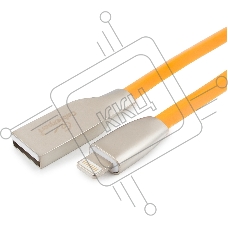 Кабель Cablexpert для Apple CC-G-APUSB01O-1M, AM/Lightning, серия Gold, длина 1м, оранжевый, блистер