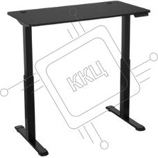 Стол для компьютера Eureka ERK-EHD-4801-B-V1 столешница ЛДСП черный каркас черный