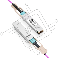 Трансивер NADDOD NVIDIA/Mellanox MMA1T00-HS Compatible 200G SR4 QSFP56 PAM4 850nm 100m DOM MTP/MPO-12 UPC InfiniBand HDR Transceiver Module for MMF