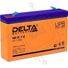 Батарея Delta HR 6-7.2 (7.2 А\ч, 6В)