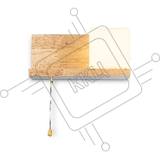 Светильник Ambrella light TR83123 LW/FR светлое дерево/белый матовый E27 max 40W 300*140*140