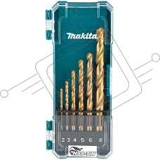 Набор сверл Makita D-72833 по металлу (6пред.) для дрелей
