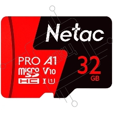 Флеш карта MicroSD card Netac P500 Extreme Pro 32GB, retail version w/o SD adapter