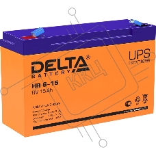 Батарея Delta HR 6-15 (6V 15Ah)
