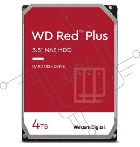 Жесткий диск SATA 4TB 6GB/S 256MB RED PLUS WD40EFPX WDC