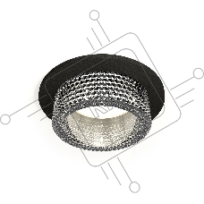 Комплект встраиваемого светильника Ambrella light XC6513040 SBK/CL черный песок/прозрачный MR16 GU5.3 (C6513, N6150)