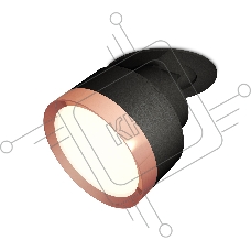 Светильник Ambrella Light XM8102503 SBK/PPG черный песок/золото розовое полированное GX53 (A2242, A2106, C8102, N8126)