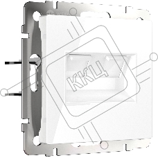 Розетка двойная Werkel Ethernet RJ-45 (белый) W1181101