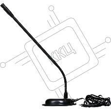 Микрофон электретный USB Октава МКЭ-215-2 черный, в картонной упаковке