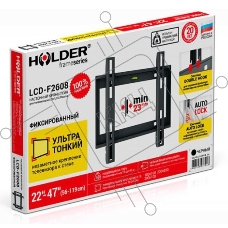 Кронштейн для телевизора Holder LCD-F2608 черный 22