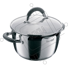 Кастрюля RONDELL RDS-025 Flamme 5,7л RONDELL Кастрюля RDS-025 с/кр 24 см 5.7 л Flamme. Диаметр 24см. Объем 5.7л. Высококачественная пищевая сталь 18/10. Толщина стенок 0.6 мм. Тройное вштампованное, а затем вплавленное дно 5.0 мм. Комбинированная (зеркаль