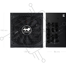 Блок питания ATX 1250W 80 PLUS Gold W/MODULARIZED PSU CABLE IN-WIN