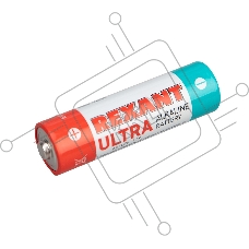 Ультра алкалиновая батарейка AA/LR6 1,5 V REXANT