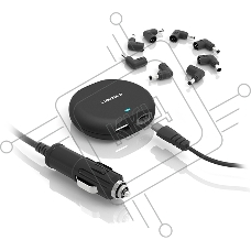Зарядное устройство для ноутбука CROWN USB CMLC-3294 черный (Автомобильное 12V, 90W 15-20V, порт USB 5V 2.1A) Зарядное устройство для ноутбука CROWN USB CMLC-3294 черный (Автомобильное 12V, 90W 15-20V, порт USB 5V 2.1A)