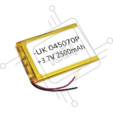 Аккумулятор Li-Pol (батарея) 4*50*70мм 2pin 3.7V/2500mAh Аккумулятор Li-Pol (батарея) 4*50*70мм 2pin 3.7V/2500mAh