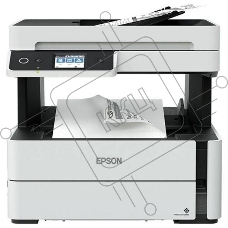 МФУ струйное EPSON M3170 (C11CG92405), А4, ч/б, печ. 39 стр/мин., 1200 x 2400 DPI, Wi-Fi, Ethernet, USB