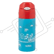 Термос Thermos FHL-401F BL 0.4л. голубой/красный с чехлом (320353)