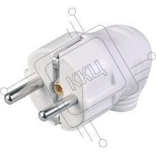 Вилка Iek EVP11-16-01-K01 ВПу11-01-Ст разборная угловая с з/к 16А белая