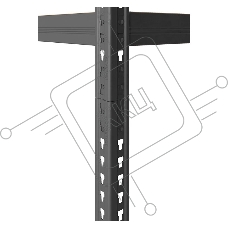 Стеллаж Практик SBL 180KD пол.:5 разборная 1803x1200x450мм антрацит (S24499375509)