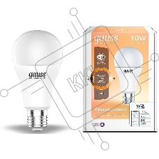 Лампа Светодиодная Gauss Smart Home DIM E27 A60 10 Вт 2700К 1/10/40